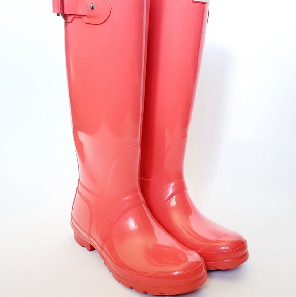 ๐Rain Hunter Boots Like New Tall Gloss๐ - Picture 10 of 16